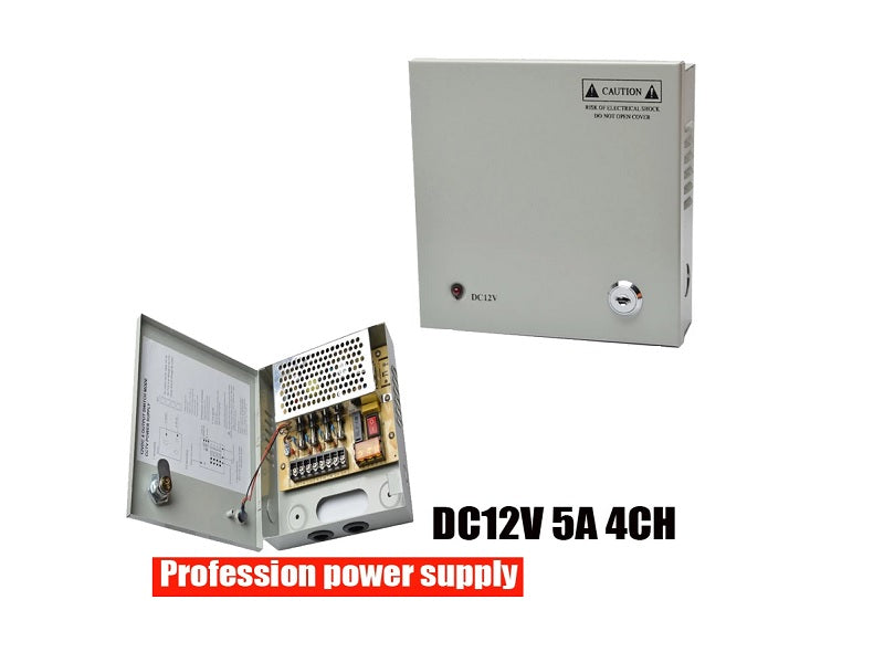 ZATECH CCTV Outdoor 4Ch Power Supply