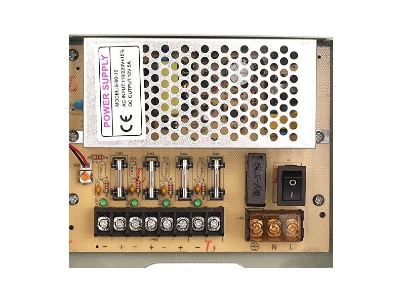 ZATECH CCTV Outdoor 4Ch Power Supply