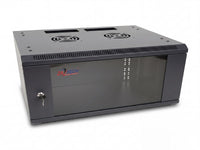 ZATECH 6U Wall-Mount Server Cabinet - 600 x 450mm, Glass Door, 12kg (ZA-CAB6U)