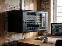 ZATECH 6U Wall-Mount Server Cabinet - 600 x 450mm, Glass Door, 12kg (ZA-CAB6U) – view 2