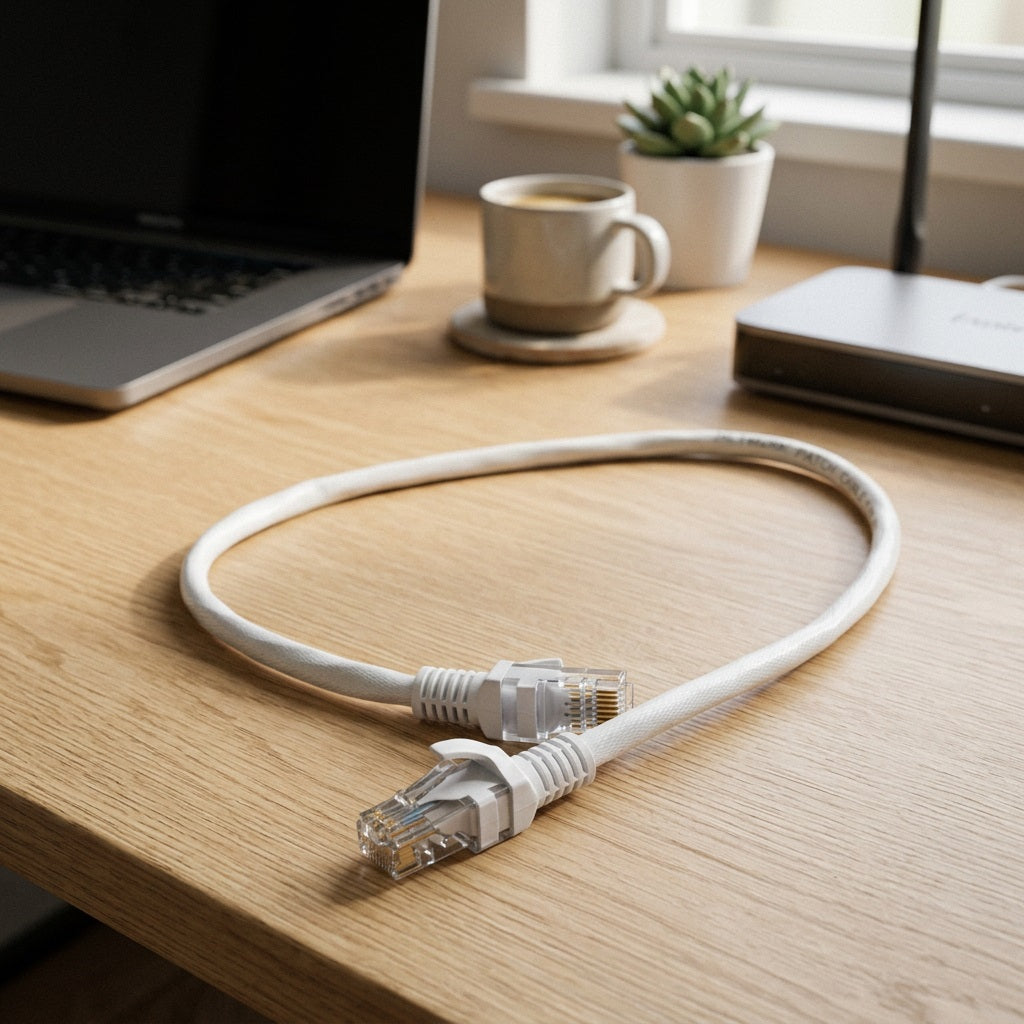 ZATECH Cat6 Grey Cable 0.5 Mtr – view 2