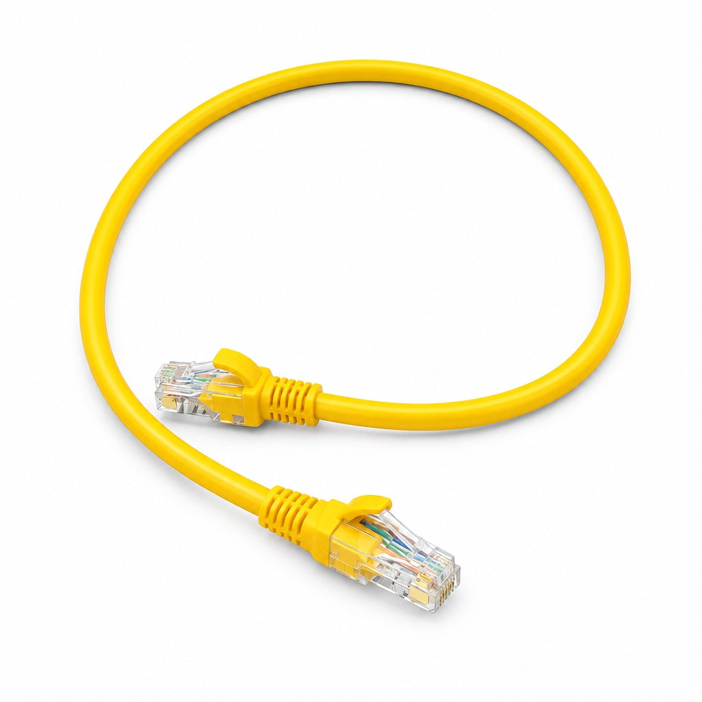 ZATECH Cat6 Yellow Network Cable 0.5 Met