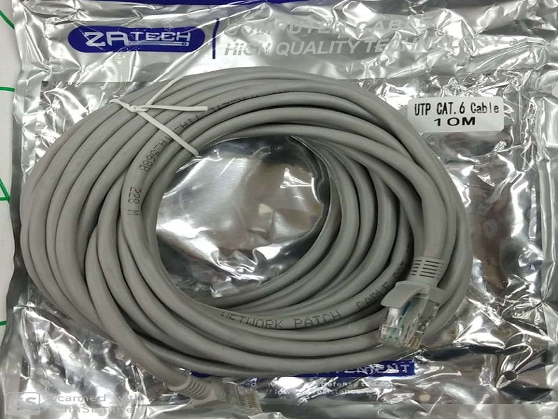ZATECH Cat6 Utp Cable 10 Mtr