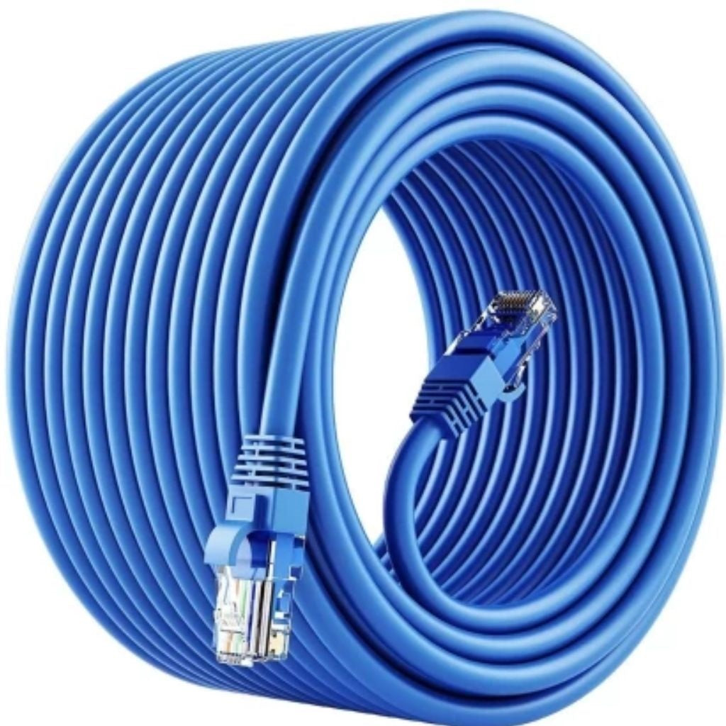 ZATECH Cat6 UTP Network Patch Cable 15m - RJ45, Grey, LAN Ethernet Cable