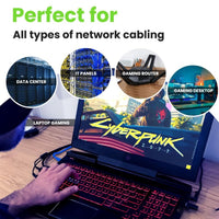 ZATECH Cat6 UTP Network Patch Cable 15m - RJ45, Grey, LAN Ethernet Cable – view 4