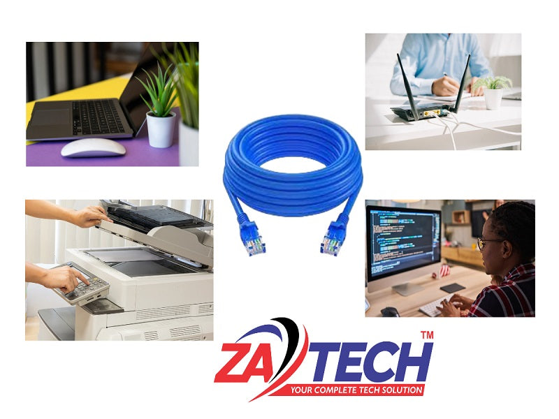 ZATECH Cat6 Cable 15 Mtr Utp Copper