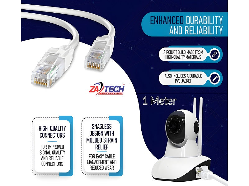 ZATECH Cat6 Cable 1 Mtr