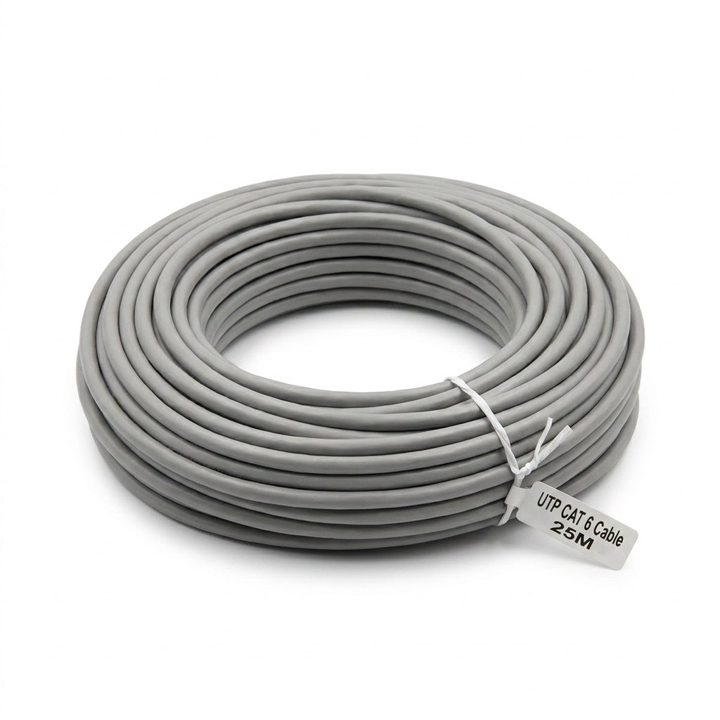 ZATECH Cat6 UTP Network Cable 25m - RJ45 Gigabit Ethernet LAN Patch Lead