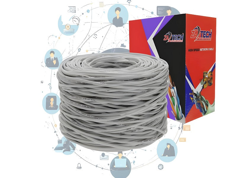 ZATECH Cat6 305M Ftp Full Copper 0.4mm