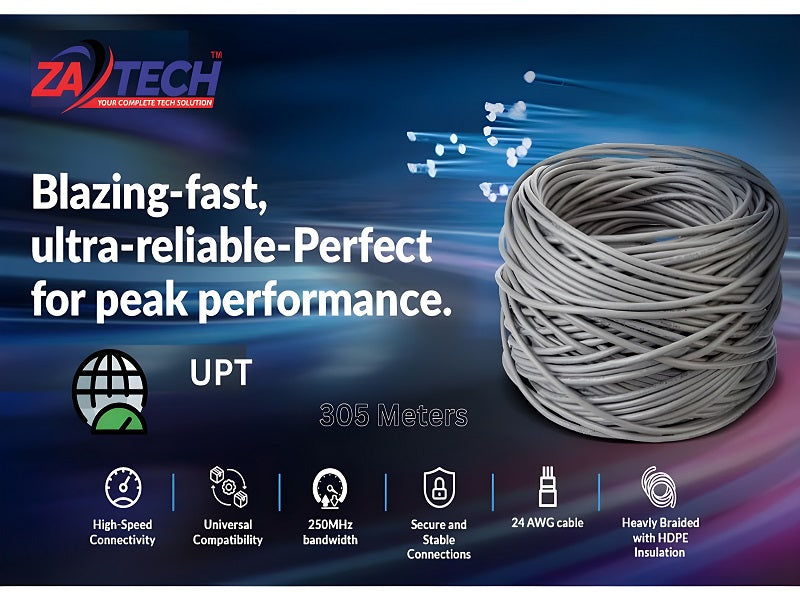 ZATECH Cat6 Cables Approx 305 Mtr