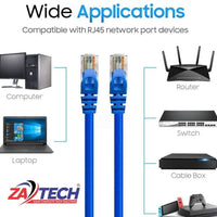 ZATECH Cat6 UTP Network Cable 40m - RJ45 Gigabit Ethernet LAN Patch Lead