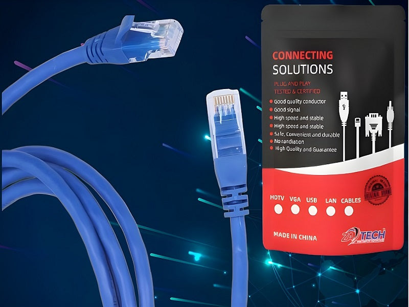 ZATECH Cat6 Cable 5 Mtr Utp Copper