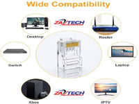 ZATECH Cat6 Pass Through Copper