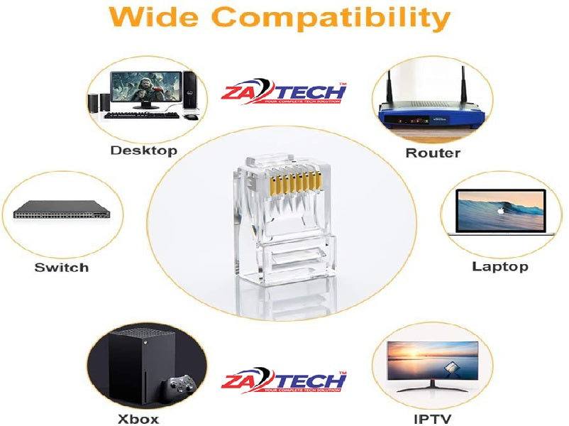 ZATECH Cat6 Pass Through Copper