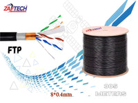 ZATECH Cat6 305Mtr Outdoor Full Copper