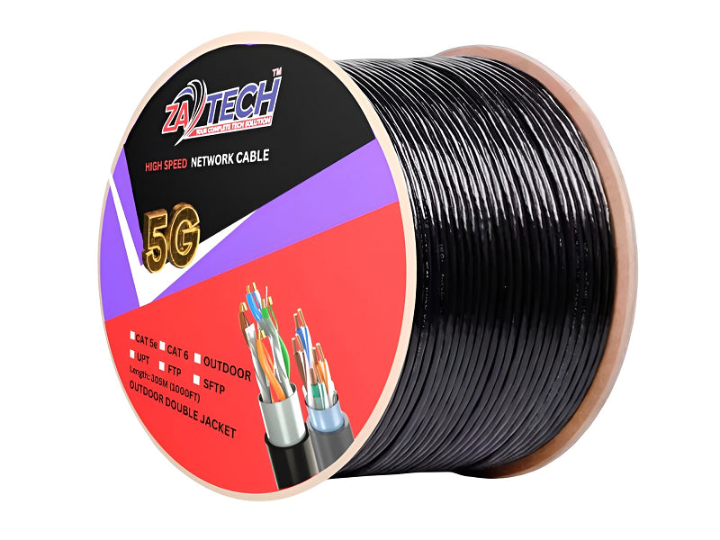 ZATECH Cat6 305Mtr Outdoor Full Copper