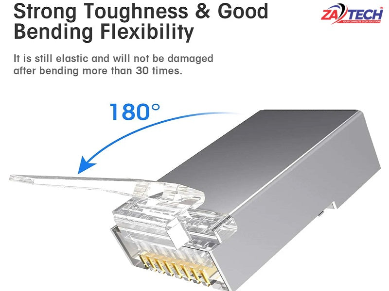 ZATECH Cat6 Shilded Pass Through Copper