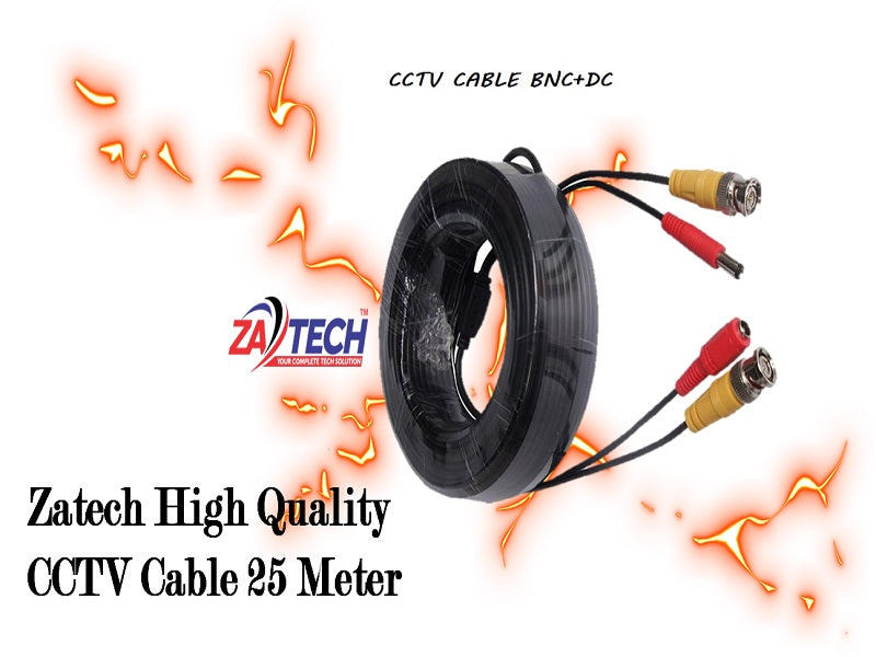 ZATECH CCTV Cable 25 Mtr