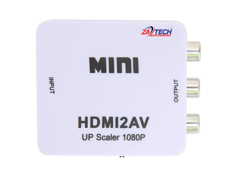 ZATECH Convertor Hdmi 2Av Up Scaler 1080