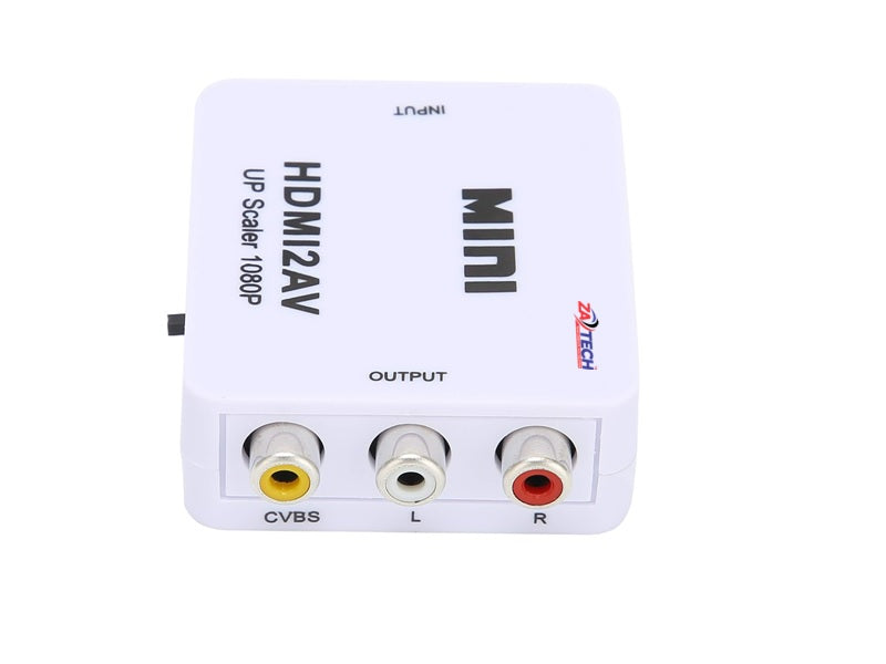 ZATECH Convertor Hdmi 2Av Up Scaler 1080
