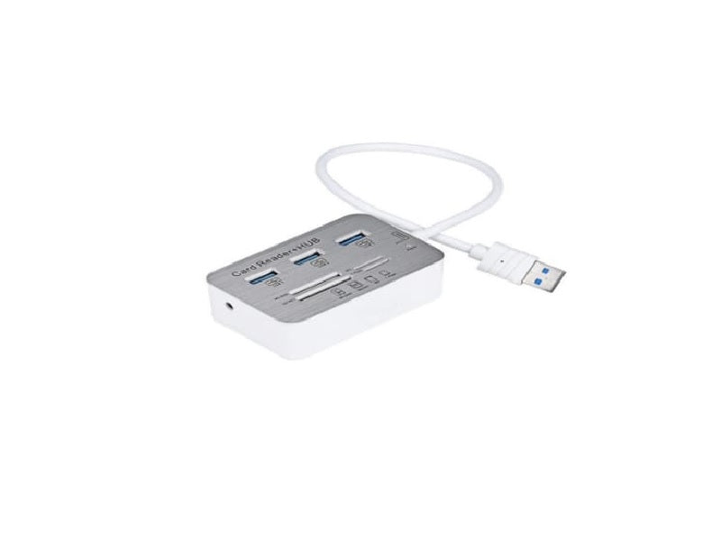 ZATECH 4In1 Card Reader+3P Hub Usb3.0