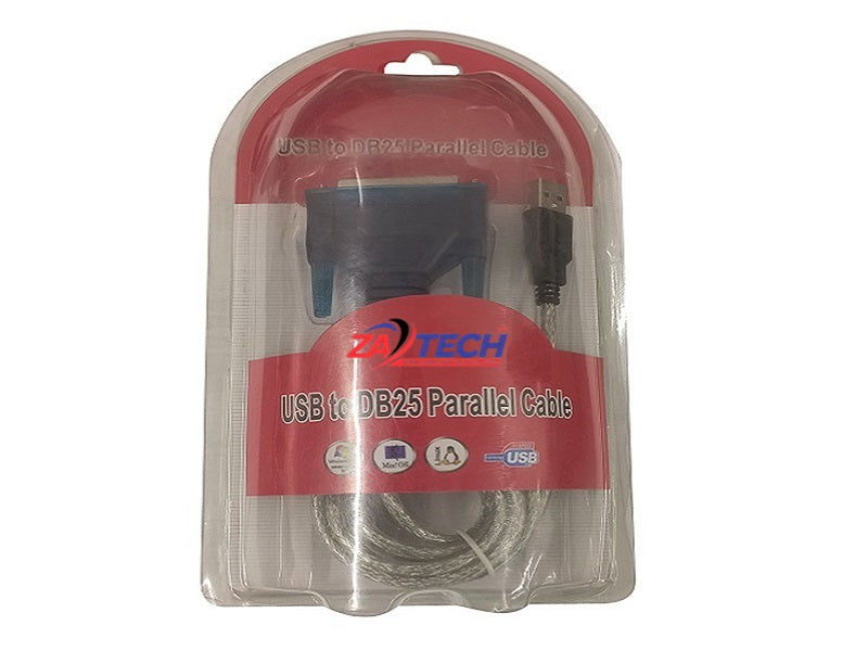 ZATECH Cable Usb To Db25 Parallel Usb2.0