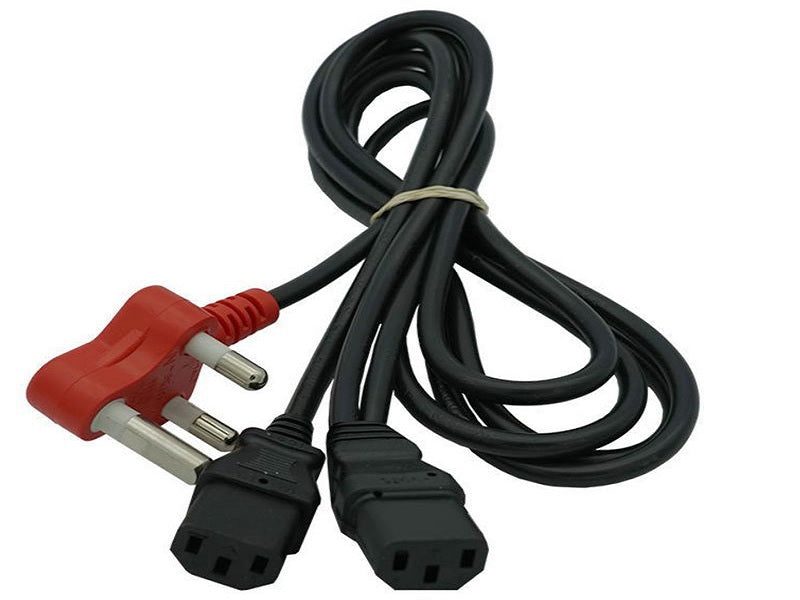 ZATECH Dedicated Double Power Cable 1.8M