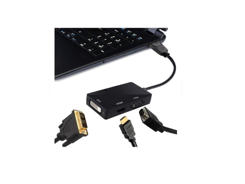 ZATECH Display To Dvi+Hdmi+Vga