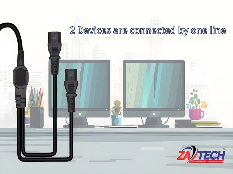 ZATECH Dual Power Cord