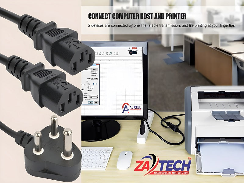 ZATECH Dual Power Cord