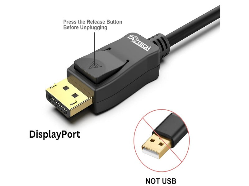 ZATECH Display 2 Display 1.8 Mtr Cable