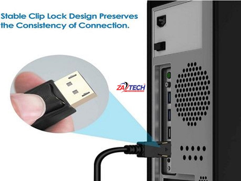 ZATECH Display 2 Hdmi 1.8 Mtr Cable