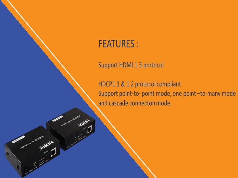 ZATECH Hdmi Extender 120 Mtr