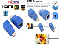ZATECH Hdmi Extender 4K Upto 30 Mtr
