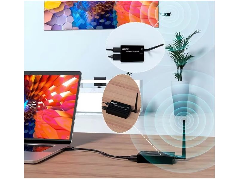 ZATECH HDMI 150M USB  WIRELESS EXTENDER