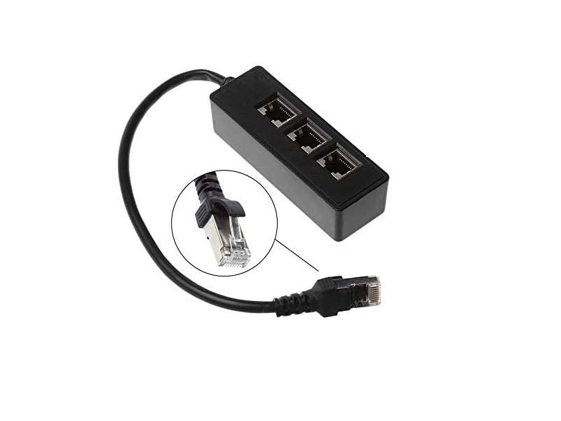 ZATECH Rj45 Extender 3 Port