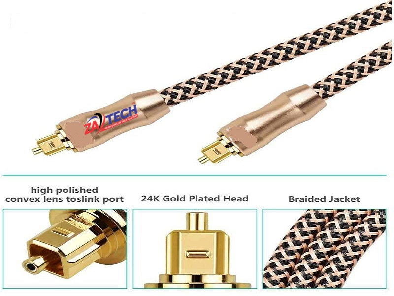 ZATECH Hi-Quality Optical Cab- 6.0-5M