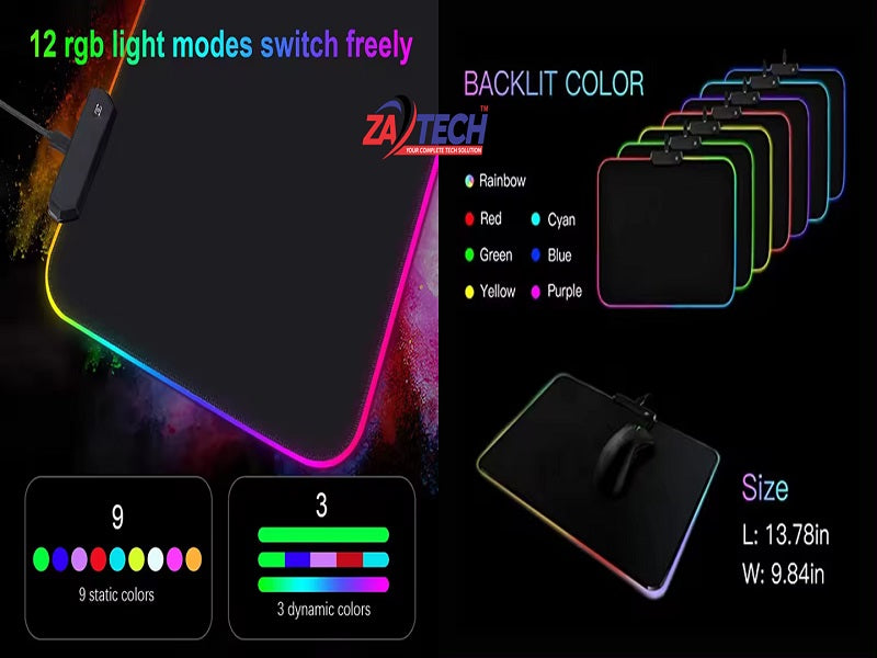 ZATECH Gaming Mouse Pad 250X350X4Mm