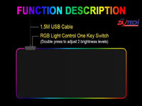 ZATECH Gaming Mouse Pad 300X800X4Mm