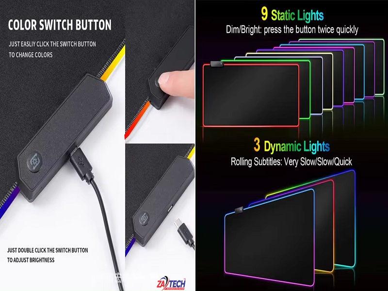 ZATECH Gaming Mouse Pad 300X800X4Mm
