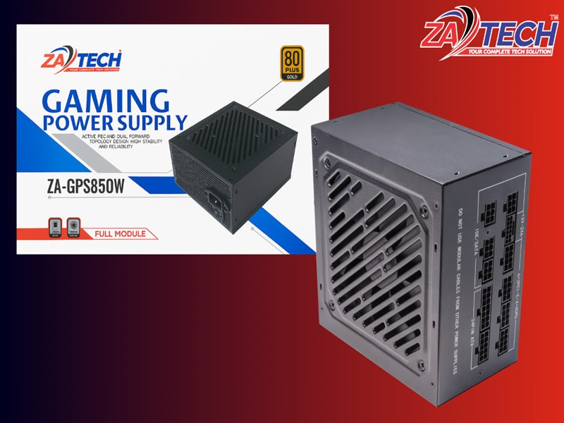 ZATECH 850W Gaming Power Supply Gold