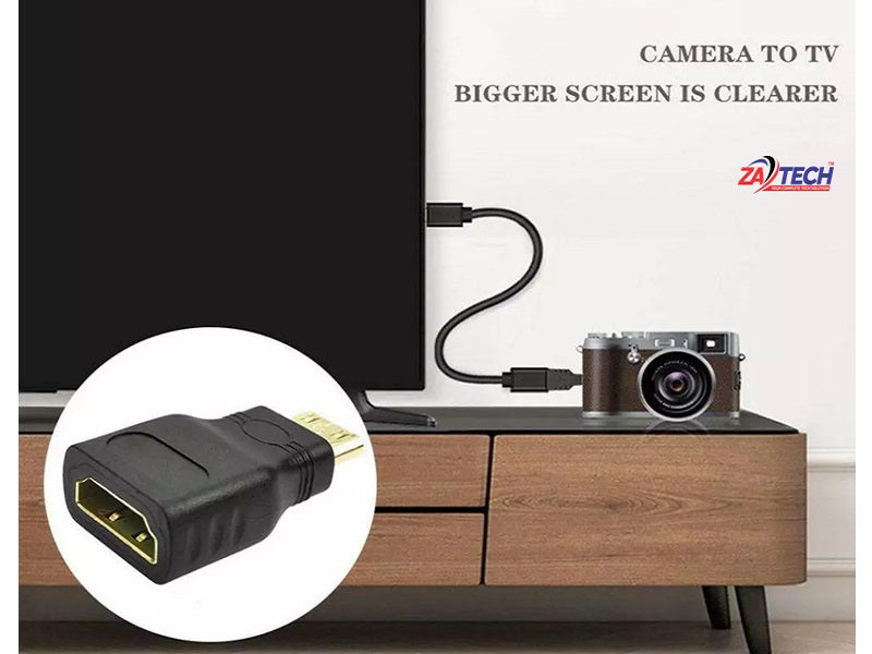 ZATECH Mini Hdmi To Hdmi Female