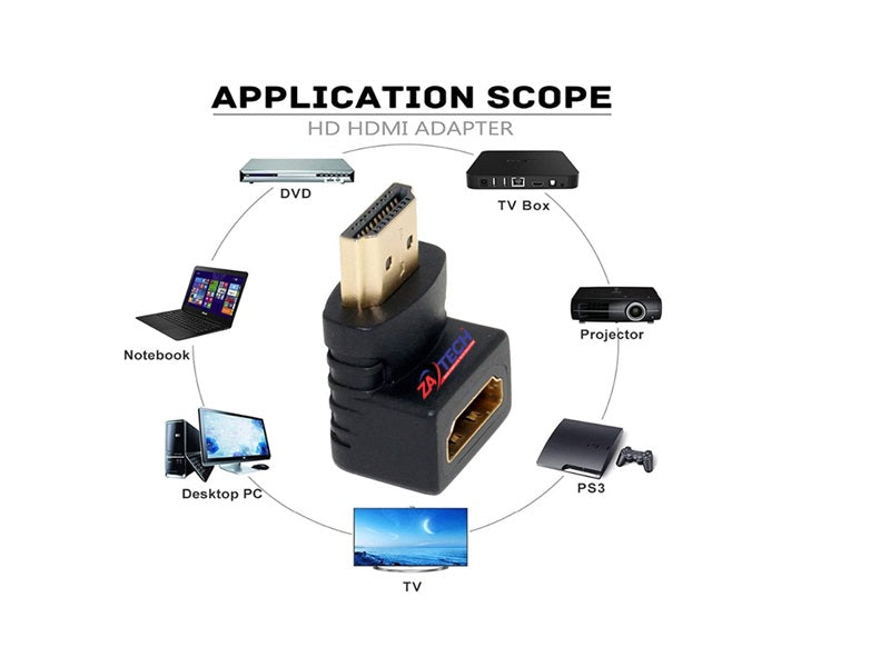 ZATECH Hdmi Male To Hdmi Female