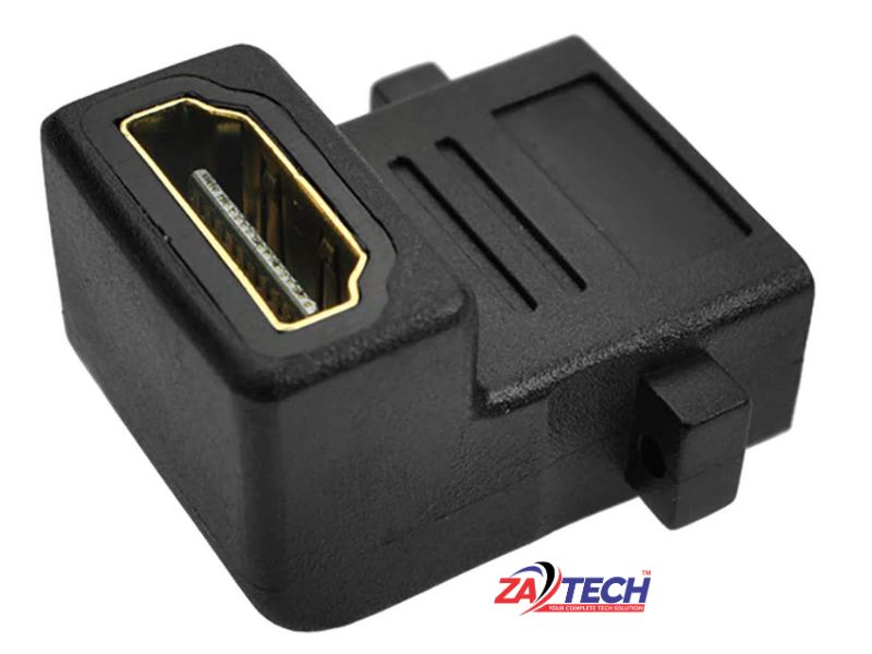 ZATECH Hdmi Female To Hdmi Female 90Degr