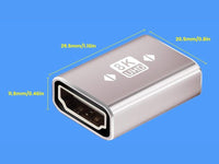 ZATECH Hdmi Female To Hdmi Female-8K