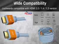 ZATECH Hdmi Cable 3 Mtr 4K X 2K Ful Hd