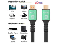 ZATECH Hdmi Cable 5 Mtr 4K/8K Hdtv 2.1V