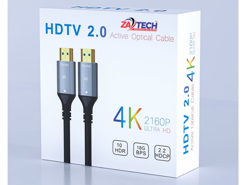 ZATECH Hdmi 2.0 Active Optical Fiber100M