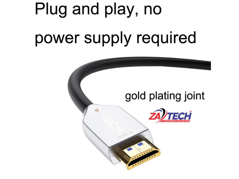 ZATECH Hdmi 2.0 Active Optical Fiber 70M