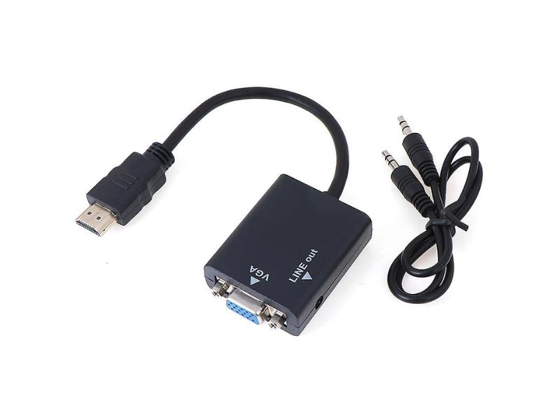 HDMI To Vga Adapter With Audio In Box